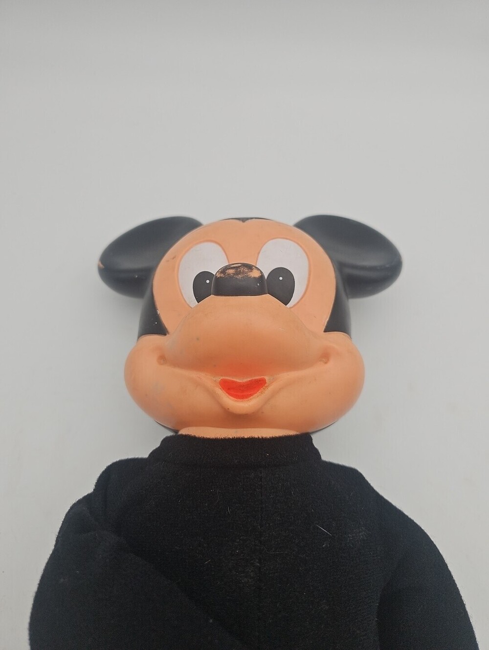 Vintage Walt Disney Mickey Mouse Marching Doll Hasbro Hong Kong